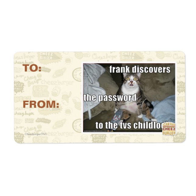 TV Childlock Fraktsedel (Framsidan)