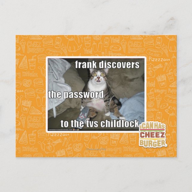 TV Childlock Vykort (Framsida)