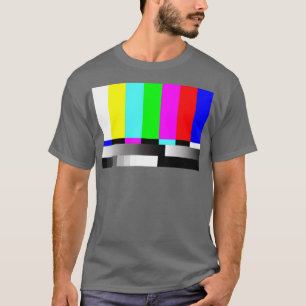 TV-fel, Pub test Mönster T Shirt