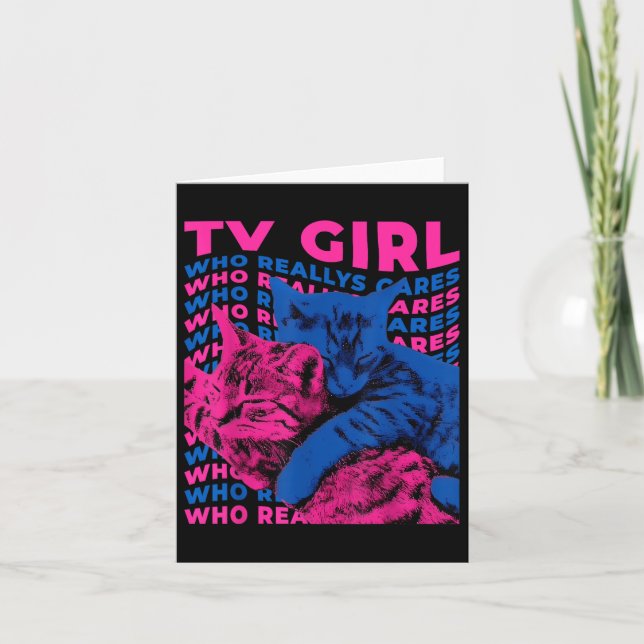 Tv Girl Album Frenchs Exit WHO Cares Cat Tv Kort (Framsida)
