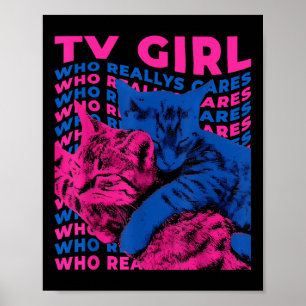 Tv Girl Album Frenchs Exit WHO Cares Cat Tv Poster