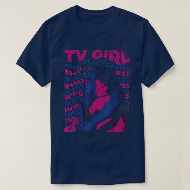 Tv Girl Album som Reallys Cares T Shirt (Design framsida)