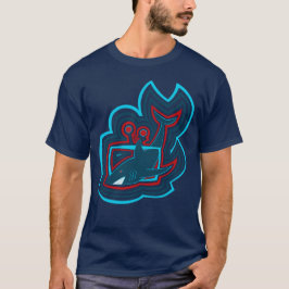 TV-haj Grafiska krusningar T Shirt