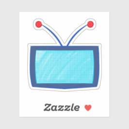 TV-huvudman Klistermärken