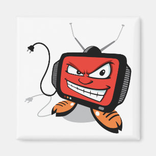 Tv:n är ond!! magnet