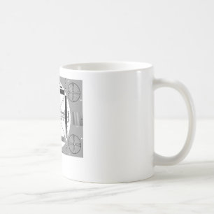 TV:N testar mönster Kaffemugg