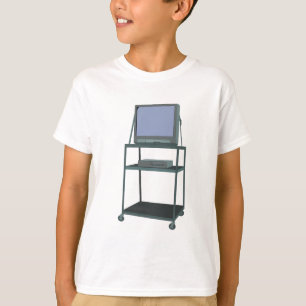 TV och VCR-cart Classroom 80s 90-tal Funny School T Shirt