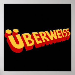 Tv-program för tvättmedel från Uberweiss tvätt vis Poster