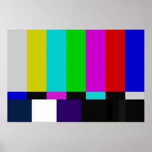 TV pub färg test Poster