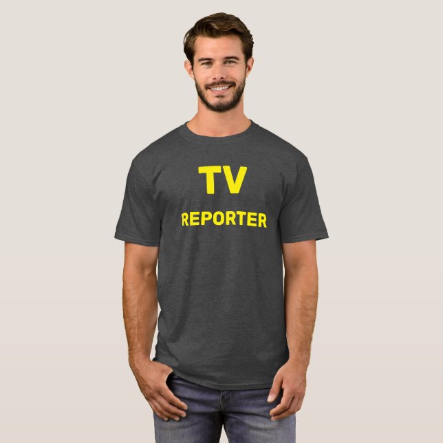 TV-RAPPORTER T SHIRT (Hel framsida)