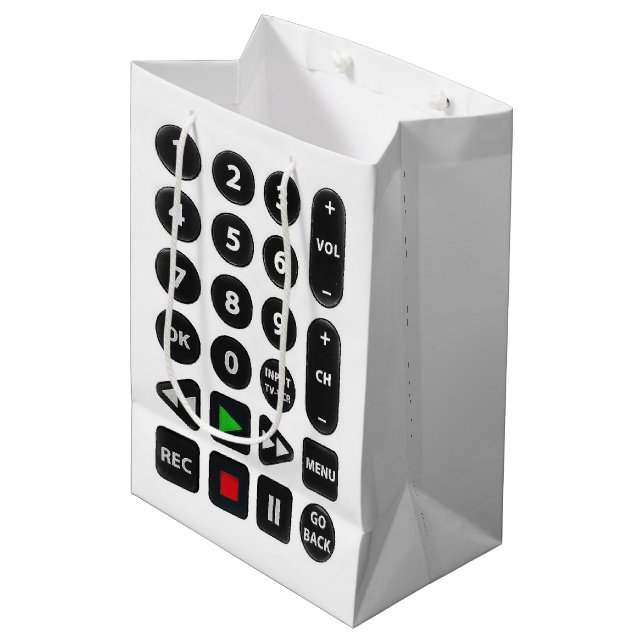 TV Remote med VCR-knapp (Framsidan Vinklad)