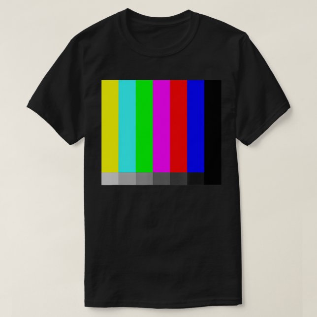 TV Retro Färg Pub Vintage Design T Shirt (Design framsida)