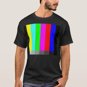 TV Retro Färg Pub Vintage Design T Shirt