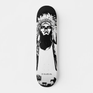 TV SKATE CO. SKATEBOARD BRÄDA 20 CM