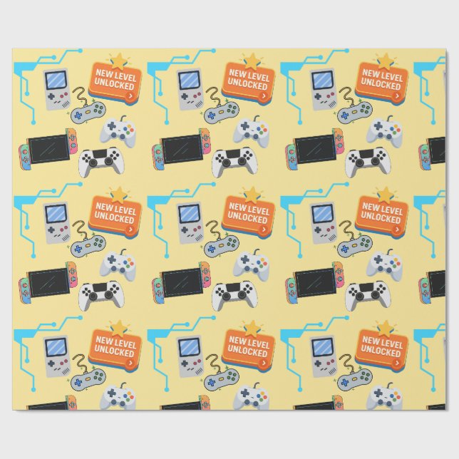 TV-spel Presentpapper (Platt)