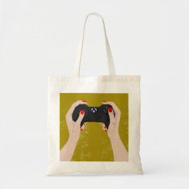 Tv-spel, Xbox-väska - original konst Tygkasse