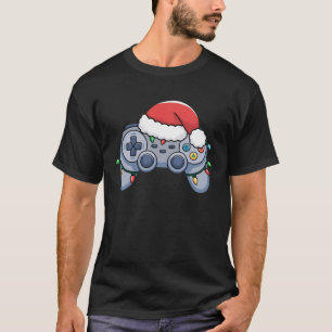 TV-spelkontroll julen Santa hatt spelare T Shirt