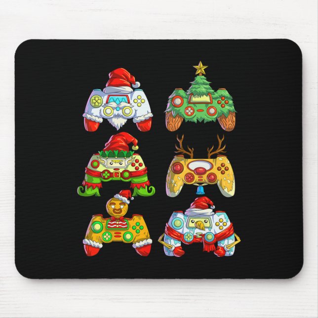 TV-spelkontroll Santahattt Julspelare 2  Musmatta (Framsidan)