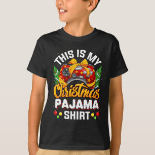 TV-spelskontroll Christmas Santa hatt Gamer Bo T Shirt