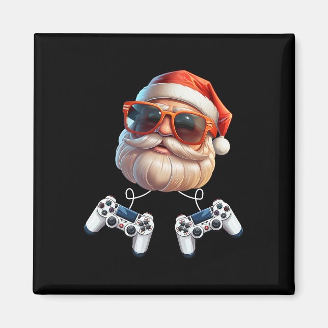 TV-spelskontroll jul gamer spelentusiast Magnet (Framsidan)