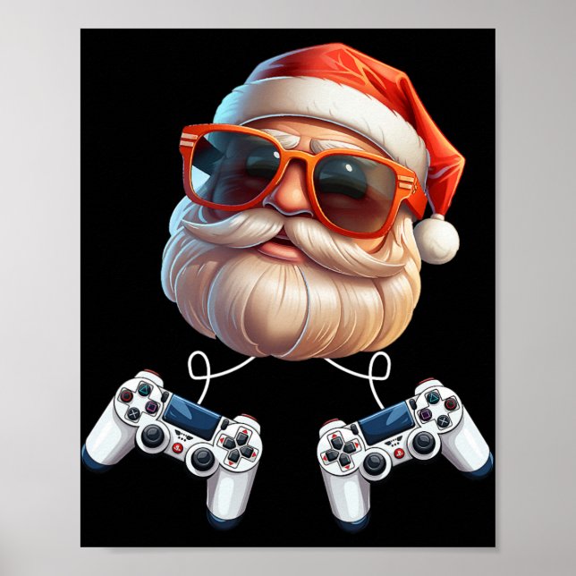 TV-spelskontroll jul spelare spelentusiast Poster (Framsidan)