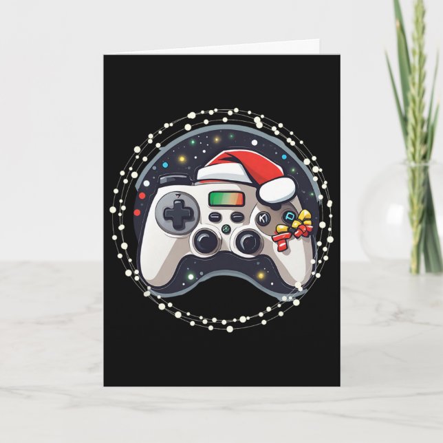 TV-spelskontroll Santahatt Jul Gaming X Kort (Framsida)