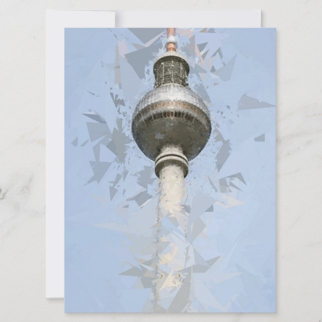TV-torn Fernsehturm Berlin, Tyskland (Framsida)