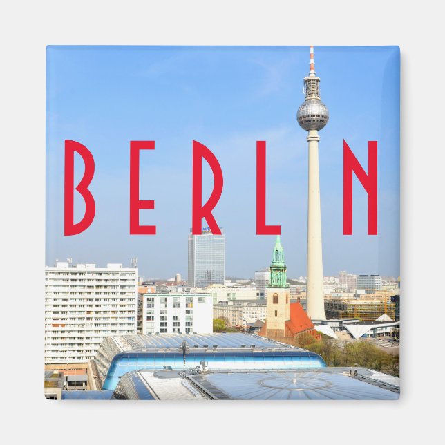 TV-Torn i Berlin, Tyskland Magnet (Framsidan)