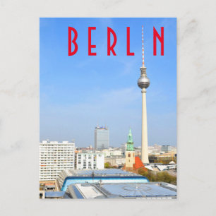 TV-Torn i Berlin, Tyskland Vykort