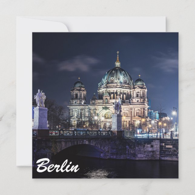 TV torn och Berlins katedral i Berlin, Tyskland (Framsida)