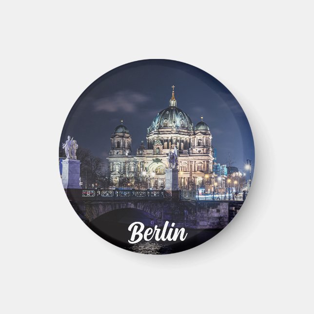 TV torn och Berlins katedral i Berlin, Tyskland Magnet (Framsidan)