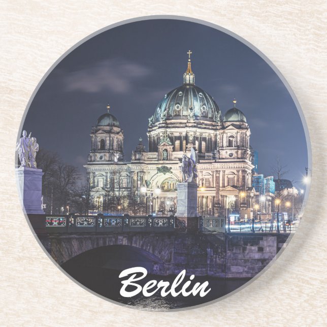 TV torn och Berlins katedral i Berlin, Tyskland Underlägg (Framsidan)