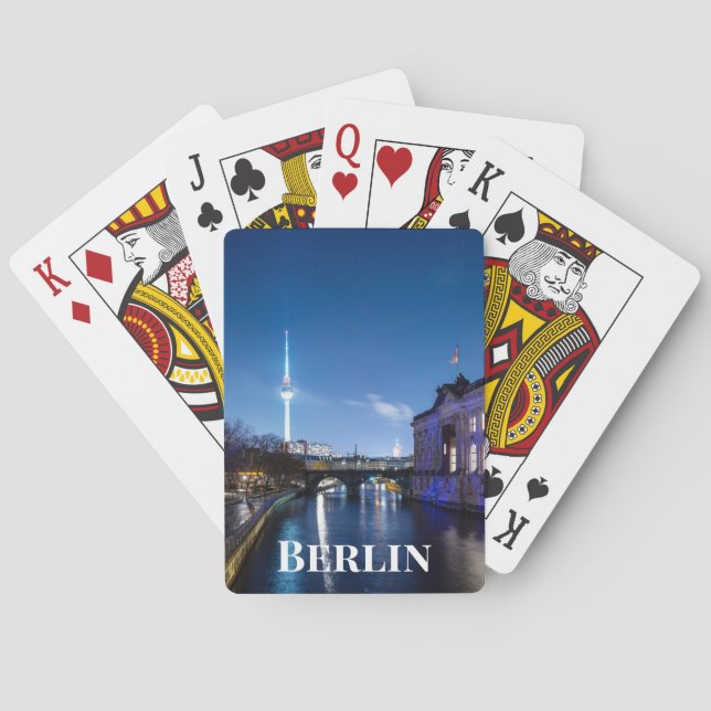 TV torn och museum i Berlin, Tyskland Casinokort (Baksidan)