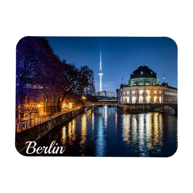TV torn och museum i Berlin, Tyskland Magnet (Horisontell)