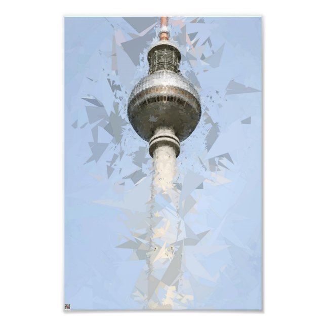 TV-tornet Berlin Fototryck (Framsidan)