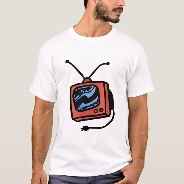 TV-uppsättning T Shirt (Framsida)