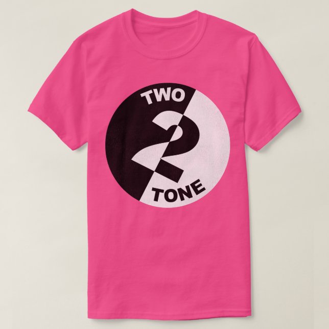 Två 2-ton t shirt (Design framsida)