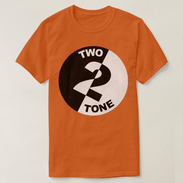 Två 2-ton t shirt (Design framsida)