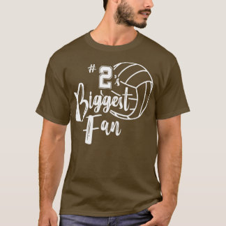 Två 2s Största volleyball Fläkt Mamma-Volleyball P T Shirt
