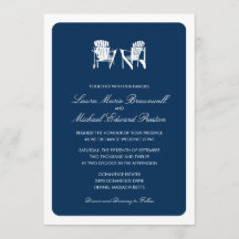 Två Adirondack-ordförande Bröllop