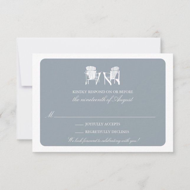 Två Adirondack-OSOR Inbjudningar (Framsida)