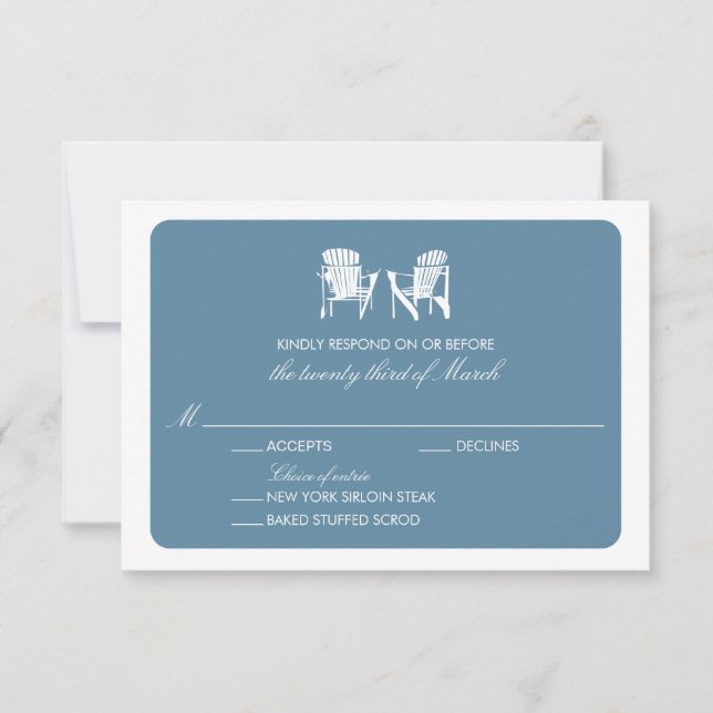 Två Adirondack-OSOR OSA Kort (Framsida)