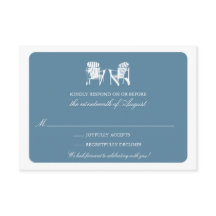 Två Adirondackstolar RSVP