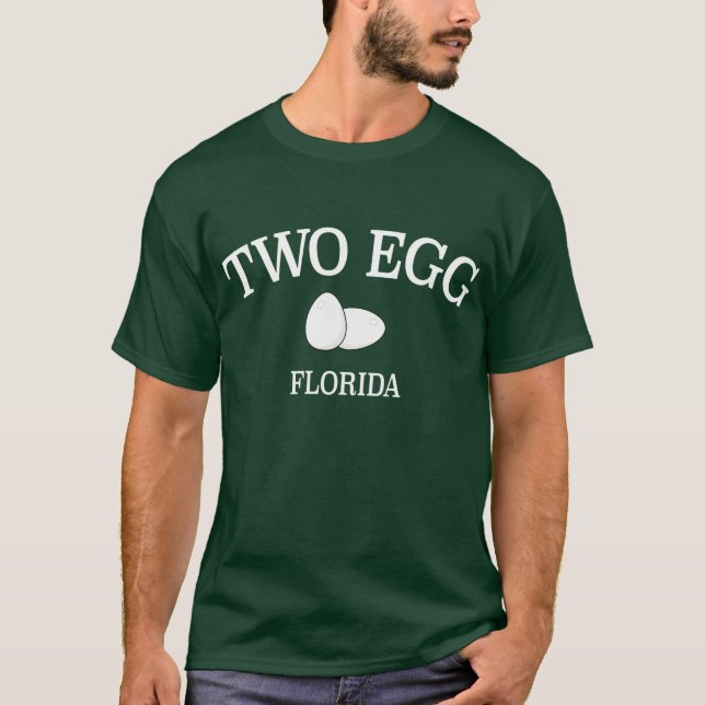 Två ägg Florida T Shirt (Framsida)