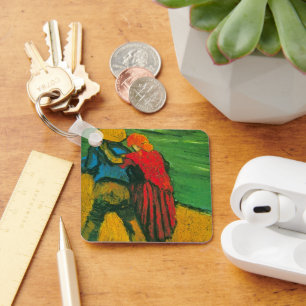 Två älskande av Vincent van Gogh Nyckelring
