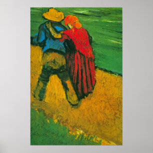 Två älskande av Vincent van Gogh Poster