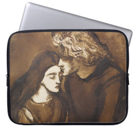 Två Älskare av Dante Gabriel Rossetti Laptop Fodral