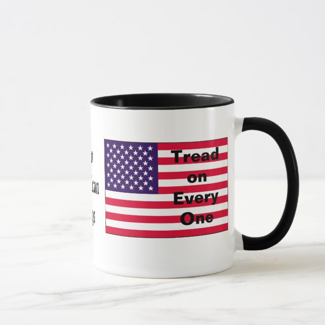 Två amerikanska flaggan mugg (Höger)