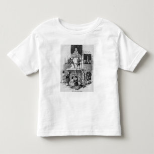Två annonser som förbinder till fauxen, t shirt