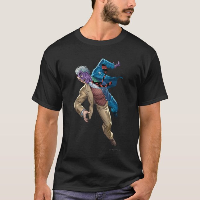 Två Ansikte-fack Tee Shirt (Framsida)